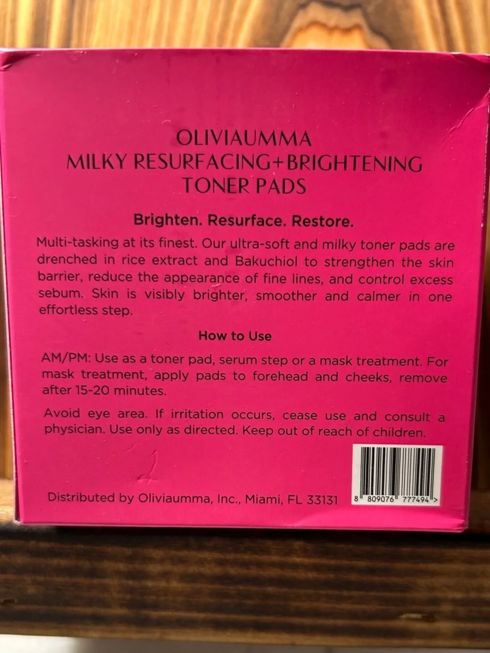 Milky Resurfacing + Brightening Toner Pads — Pink